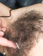 Kaoru Natsuki Asian is fucked with vibrator in very hairy nooky