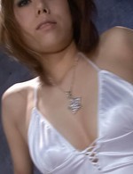 Rui Shiina Asian is aroused with vibrator and fucks with dildo