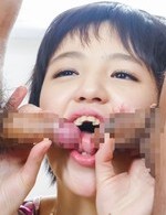 引退後出産していたあいださくらちゃんがAV復活！汁男優二人相手に、ご奉仕のWフェラ。お得意のバキュームフェラで連続の口内射精！