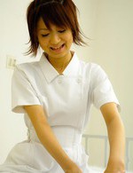 Miriya Hazuki Asian nurse treats patients by sucking their dicks