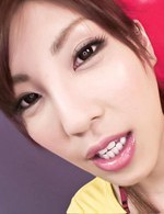 Kana Miura Asian sucks finger and swallows stiffy in her mouth